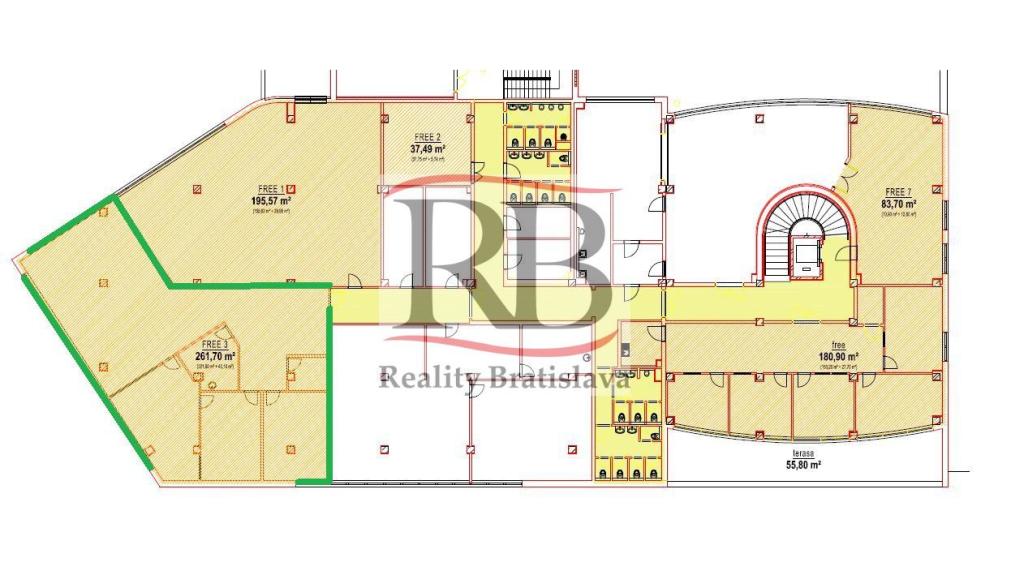 Kancelárie na prenájom, Rožňavská, Bratislava II