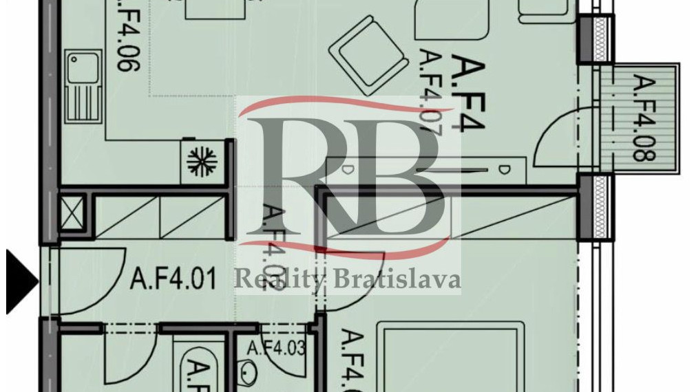 Na predaj 2 izbový byt na Tomášikovej ulici v projekte OMNIA v Ružinove