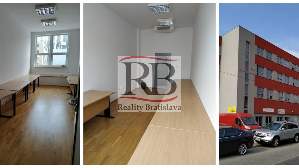 Tri spojené kancelárie 65 m² v Petržalke na prenájom
