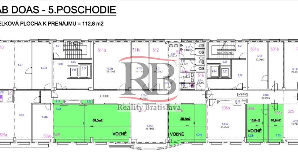 Kancelárske priestory, Košická, Bratislava II