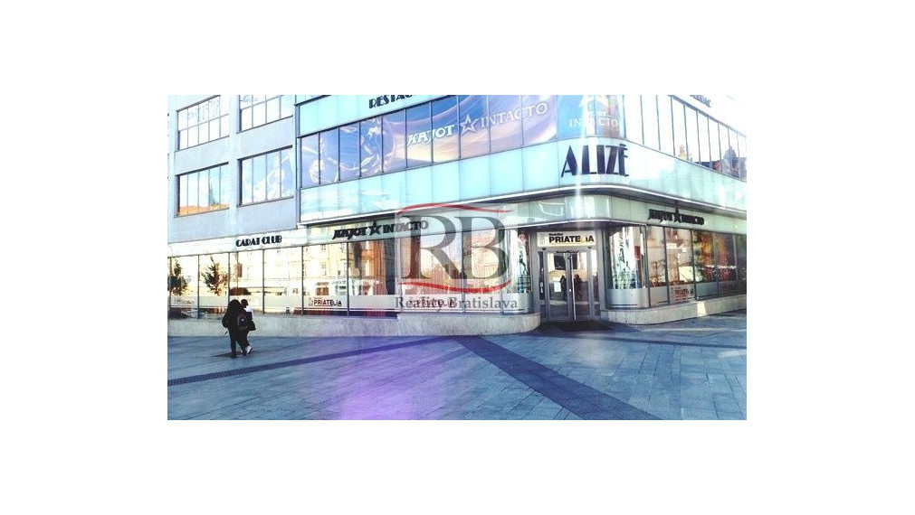 Obchodný priestor 363m² v BA I - Starom Meste na prenájom