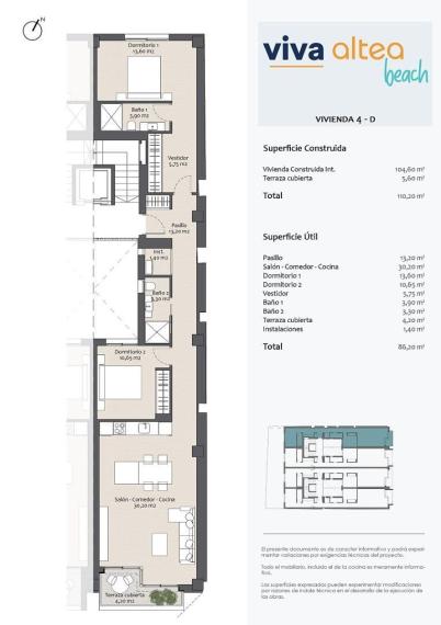 Eco-friendly apartmány 50m od pláže v Altea