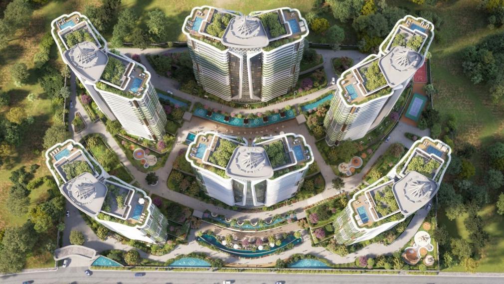 Apartmány v megaprojekte v prestížnej oblasti Etimesgut v Ankare