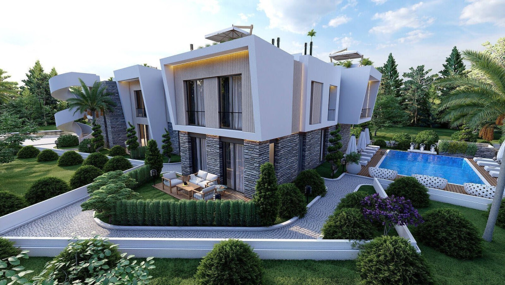 Byty v komplexe s bazénom v Alsancaku Severný Cyprus