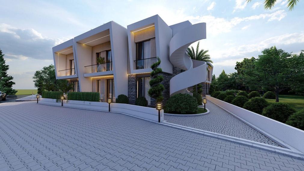 Byty v komplexe s bazénom v Alsancaku Severný Cyprus