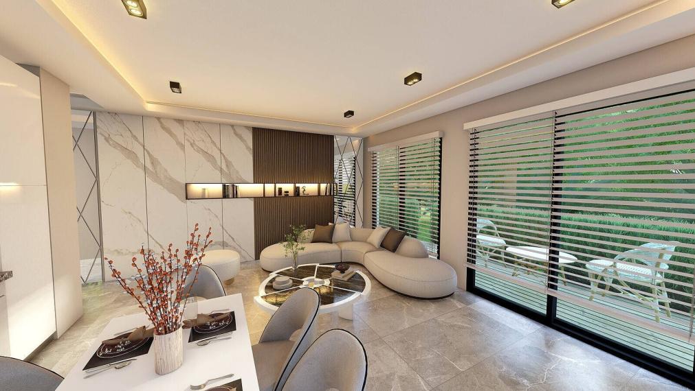 Byty v komplexe s bazénom v Alsancaku Severný Cyprus