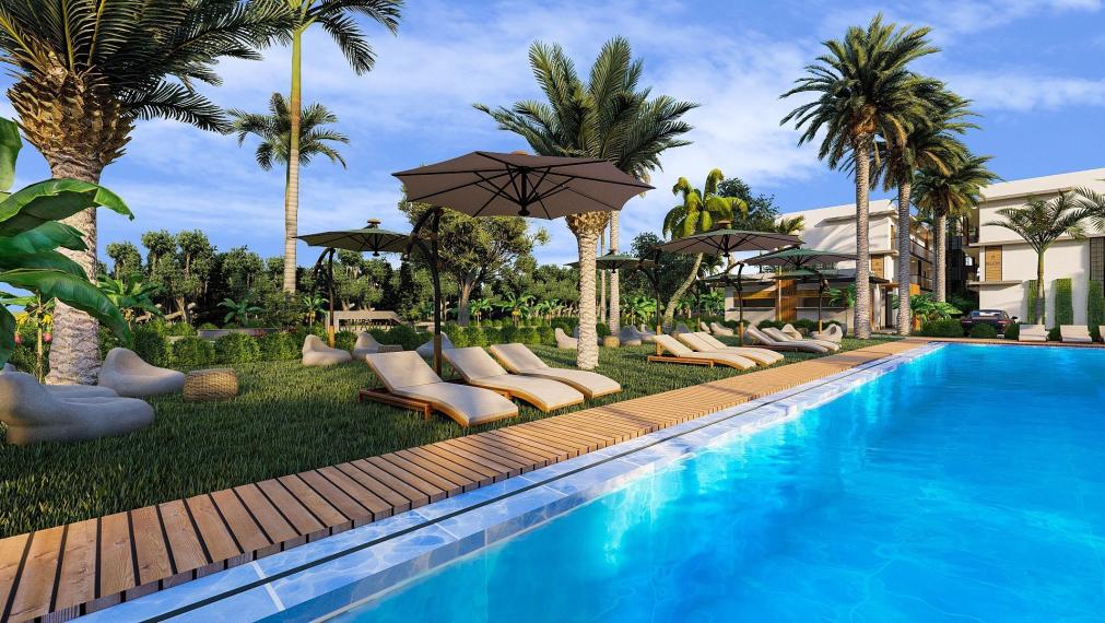 Apartmány v blízkosti piesočnatých pláží na Severnom Cypre Yeni Iskele