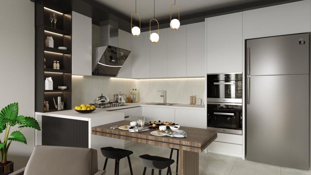 Elegantné byty v projekte s bohatým vybavením v Antalyi, Altintas