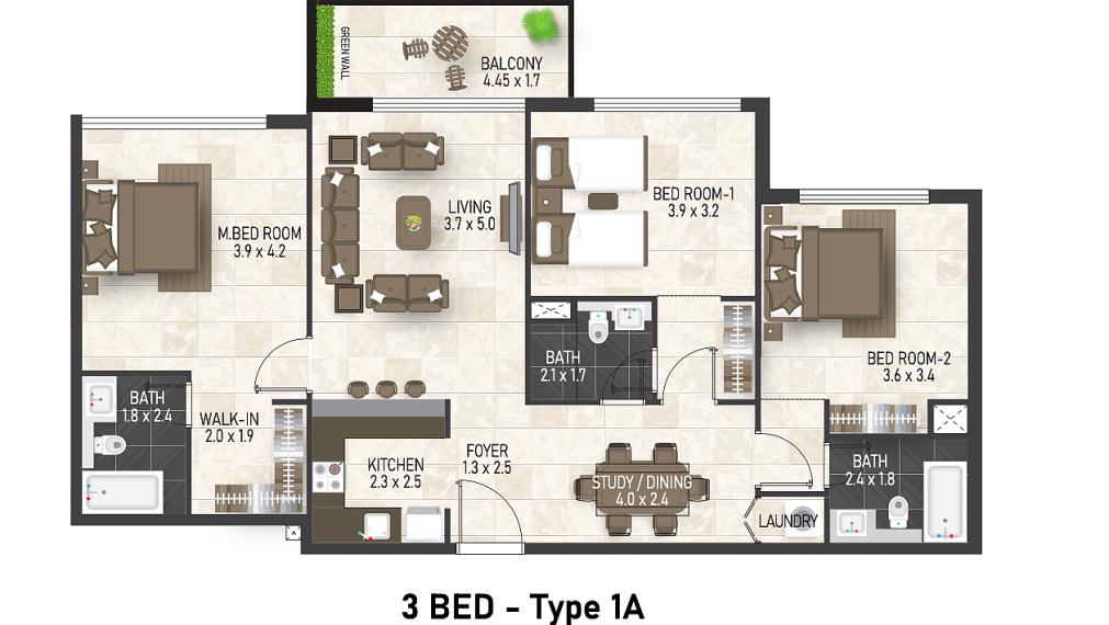Prémiové ekologické apartmány v Dubaji Jumeirah Village Circle (JVC)