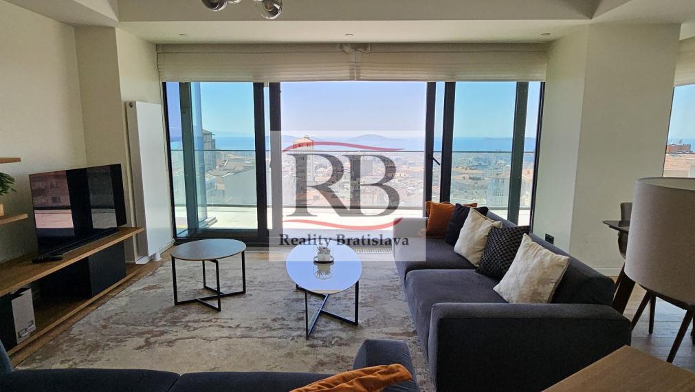 Na kľúč pripravené byty s výhľadom na more v bezpečnom komplexe v Istanbule, Maltepe