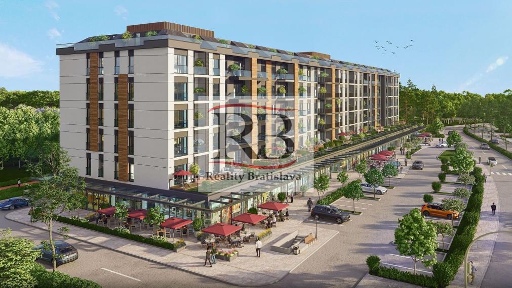 Byty v komplexe s modernou architektúrou v Istanbule, Arnavutköy