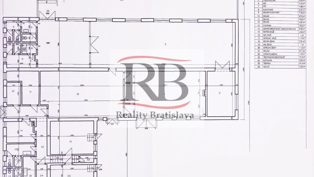 Samostatný oplotený objekt 2100 m2 Devínska Nová Ves
