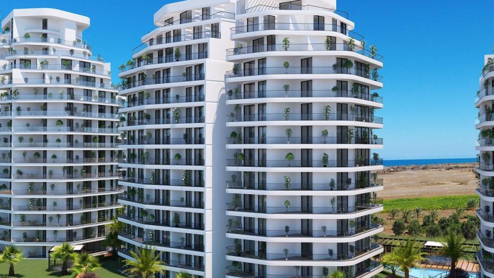 Apartmány s výhľadom na more a prírodu na predaj v Gaziverene, Severný Cyprus