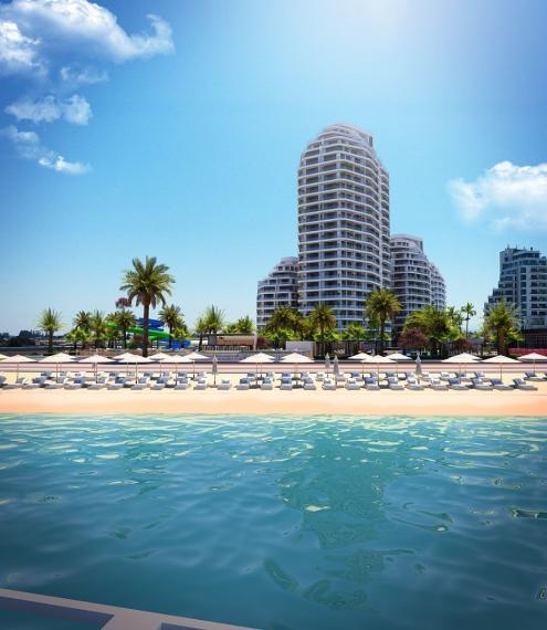 Apartmány s výhľadom na more a prírodu na predaj v Gaziverene, Severný Cyprus