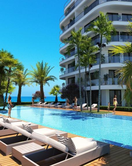 Apartmány s výhľadom na more a prírodu na predaj v Gaziverene, Severný Cyprus