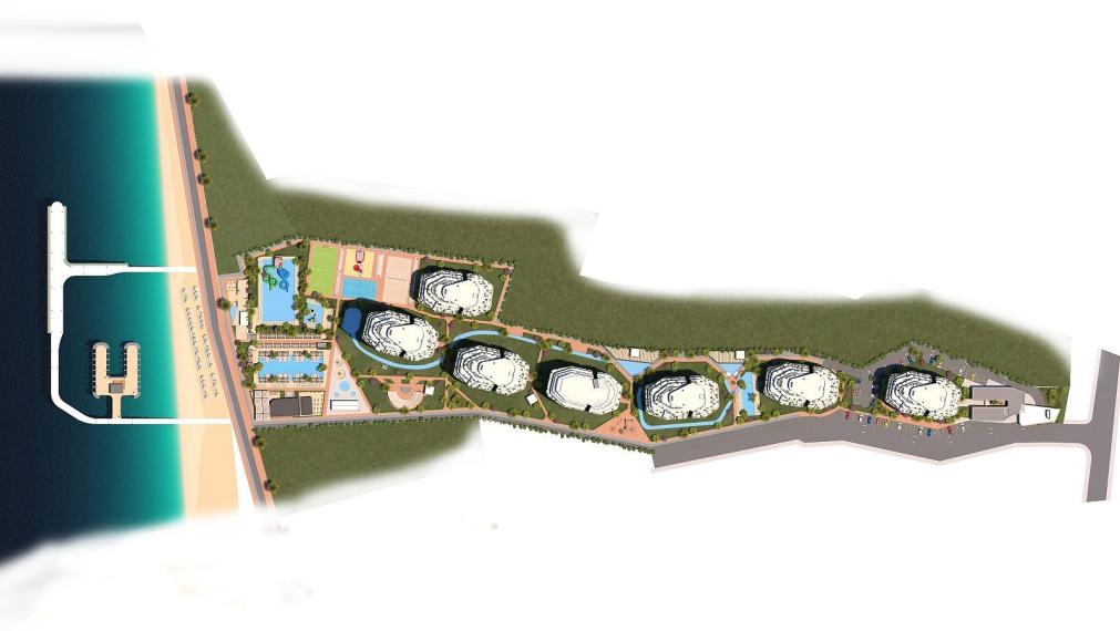 Apartmány s výhľadom na more a prírodu na predaj v Gaziverene, Severný Cyprus