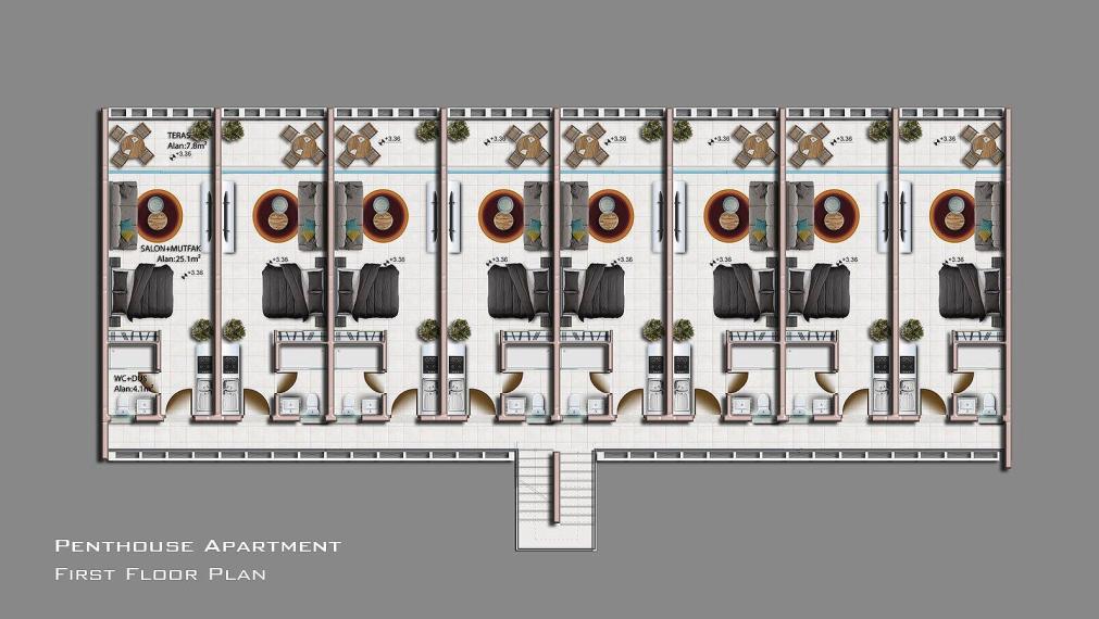 Nehnuteľnosti v luxusnom komplexe v Tatlısu, Severný Cyprus