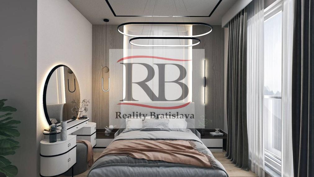 2-izbový byt blízko letiska s otvorenou kuchyňou v komplexe v Altıntaşi