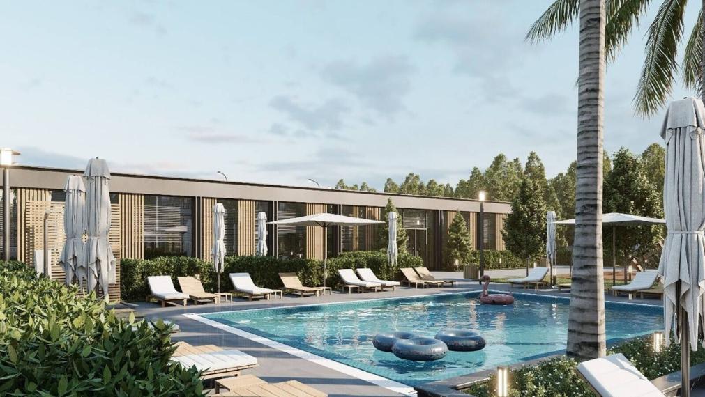 Priestranné byty s 1 alebo 2 spálňami v Aksu Altıntaş s bazénom