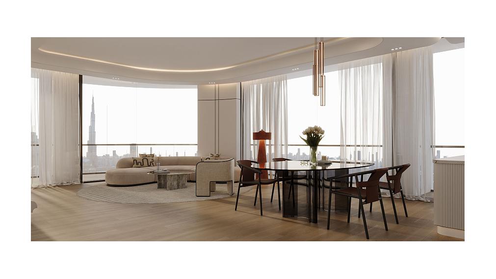 Luxusné apartmány s výhľadom na Burj Khalifu v Business Bay