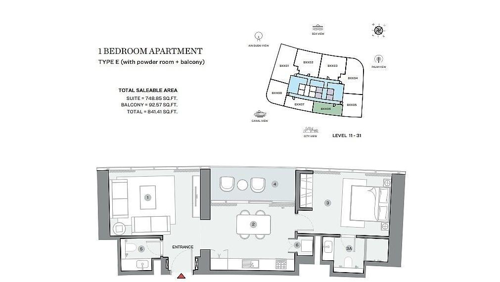 Apartmány s elegantným dizajnom v Dubai Marina