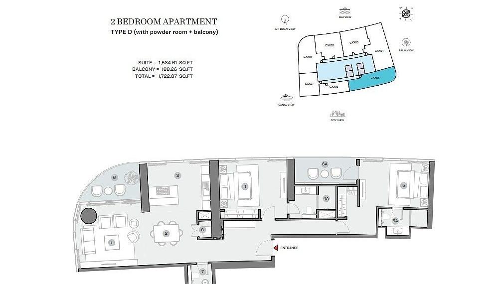Apartmány s elegantným dizajnom v Dubai Marina