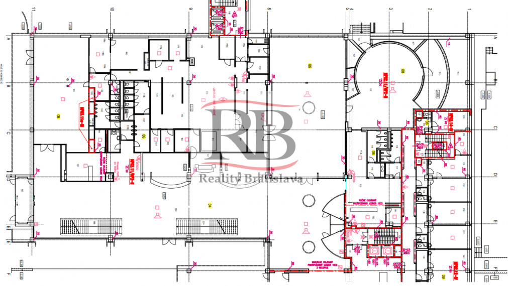 3.000m2 kongresová sála, lobby, kuchyňa, jedáleň a príslušenstvo na prenájom, Bajkalská
