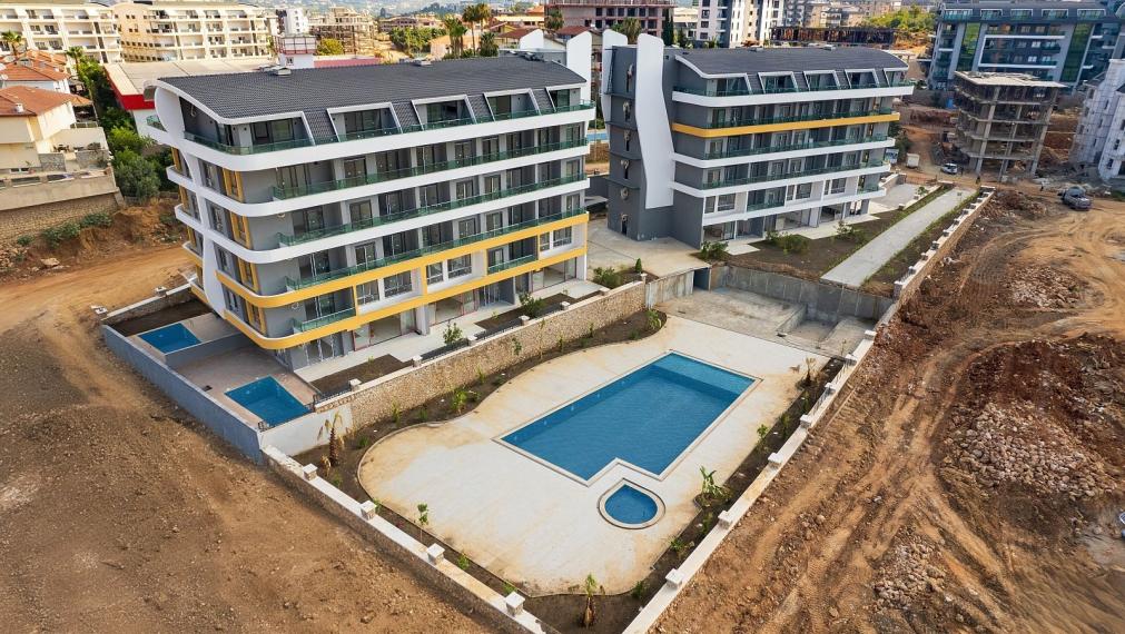 Apartmány Oba v rámci komplexu s bohatými aktivitami v Alanyi