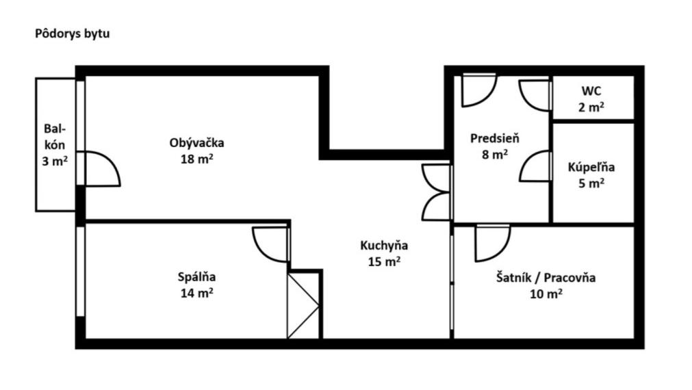 NA PREDAJ 2,5 iz byt v novostavbe na Podunajskej ulici
