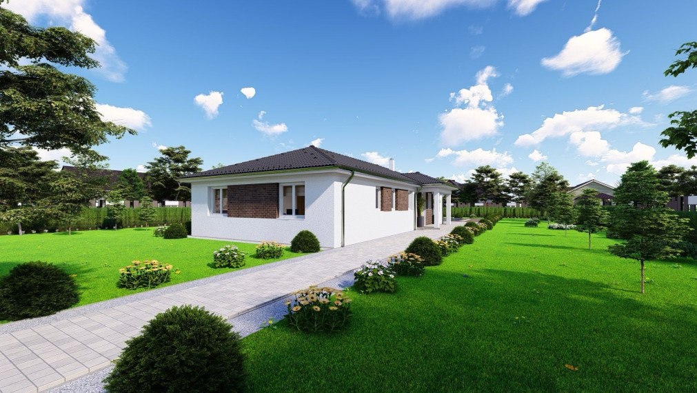 Na predaj štýlová novostavba 4-izbového bungalovu v Šamoríne