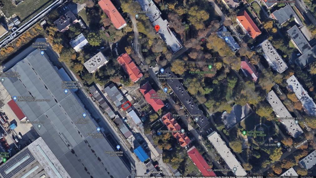 Na prenájom garáž na Chemickej ulici v Novom Meste, BA III