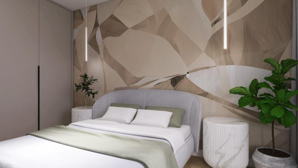 Štýlový 3-izbový byt v novostavbe pri mori – Mandre, Pag