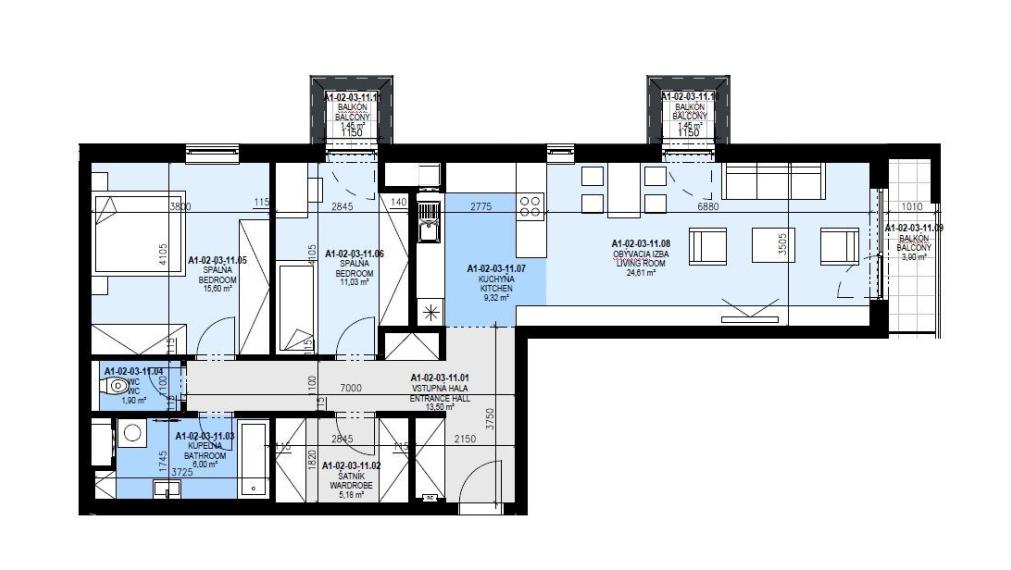 3-izbový byt s prémiovou rekonštrukciou – Zóna Mesto, Slnečnice TOP