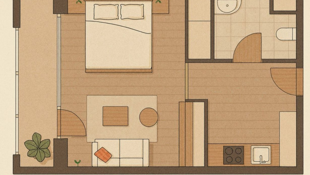  1,5 izbový byt komplex Vydrica , ul.Žižkova, Bratislava I TOP