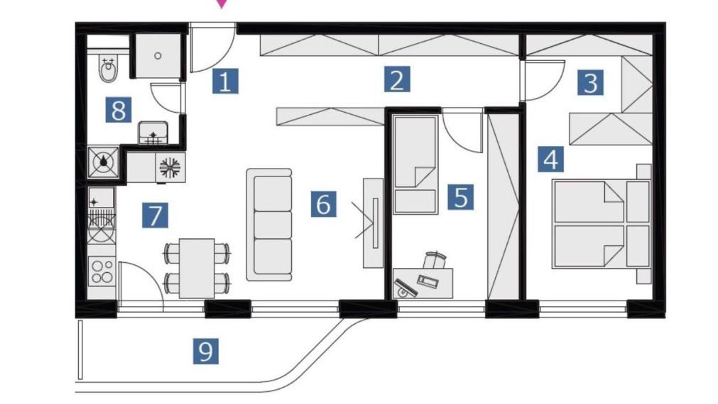 3-izbový byt s balkónom ul. Gustáva Mallého, Bratislava V TOP