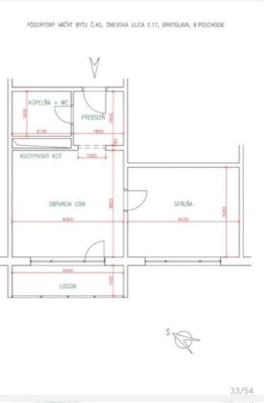 Zrekonštruovaná dvojgarsónka, Bratislava V TOP