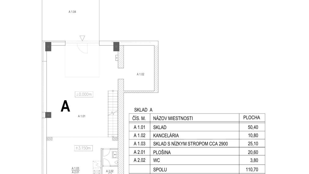 Skladový priestor na prenájom - Bratislava III 