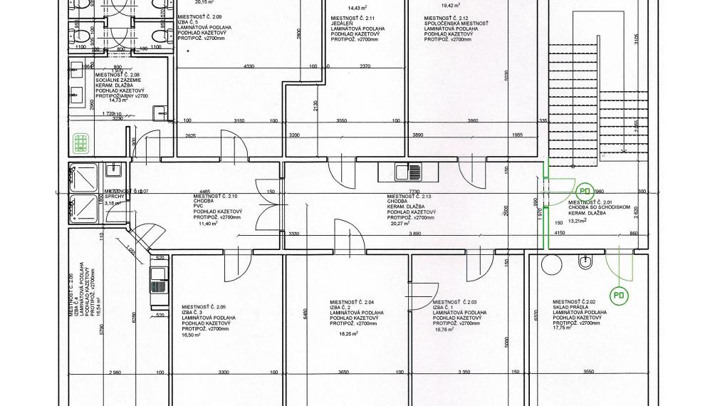 2 samostatne skolaudované budovy, Trnava