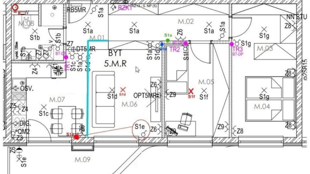 3-izbový byt s balkónom ul. Gustáva Mallého, Bratislava V TOP