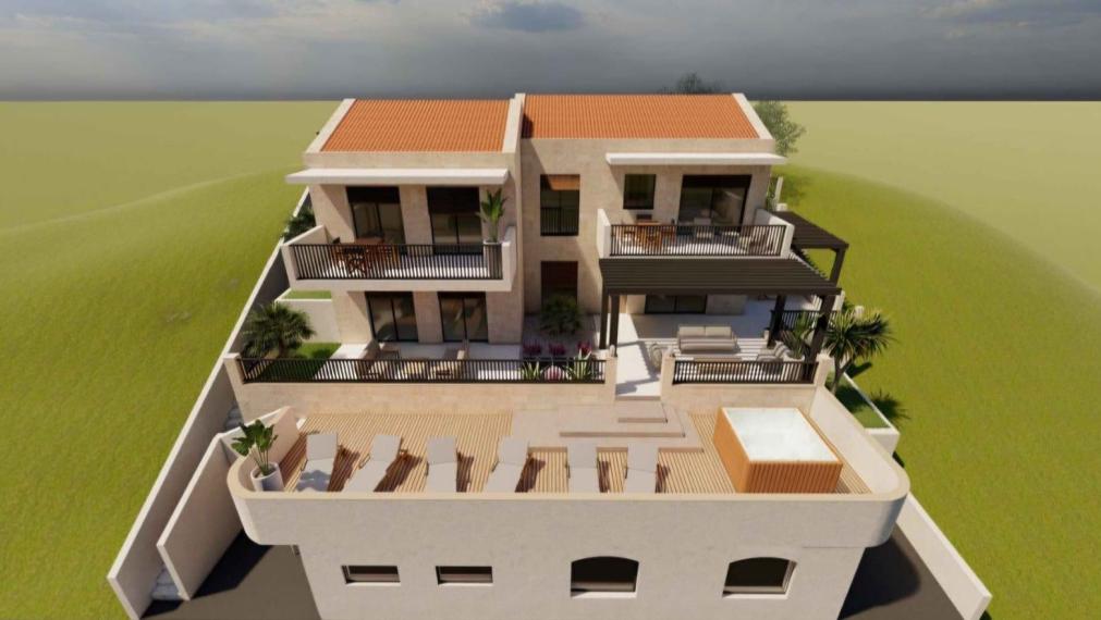 Exkluzívny pozemok s výhľadom na more a projektom v cene – Zavalatica, Korčula