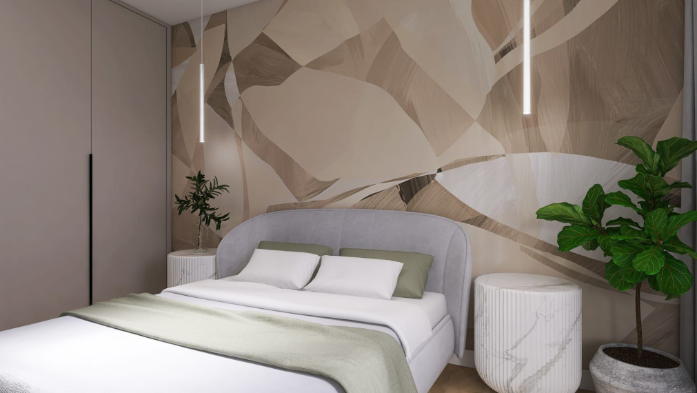 Štýlový 3-izbový byt v novostavbe pri mori – Mandre, Pag