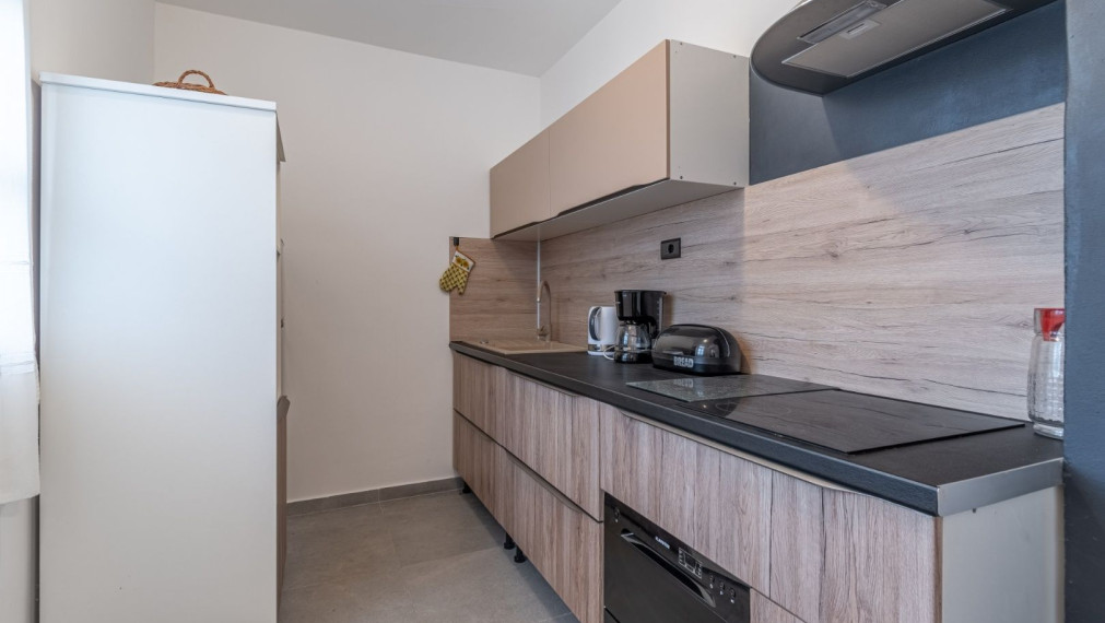 Krásny dvojdom s bazénom a výhľadom na more – Peruški