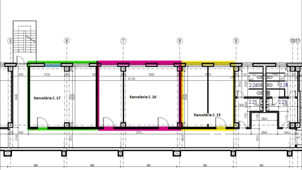 Kancelársky priestor 38,12m2 v Petržalke na Úderníckej ul.