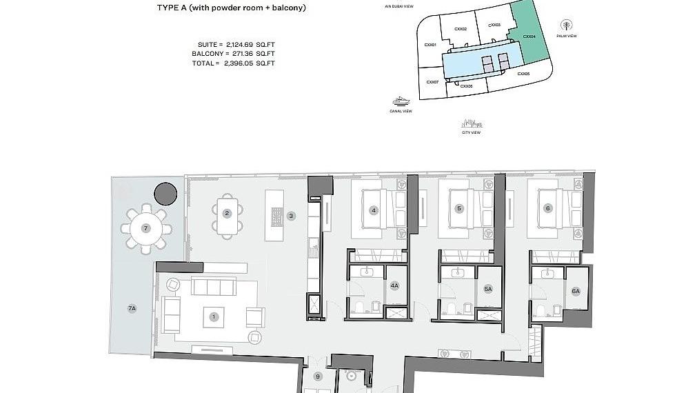 Apartmány s elegantným dizajnom v Dubai Marina