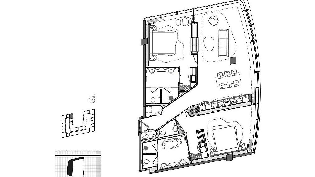 Apartmány v Opus s unikátnym dizajnom v Dubai Business Bay