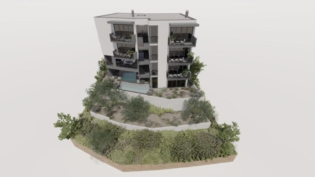 Novopostavený apartmán S6 s výhľadom na more, 63,27 m², Primošten