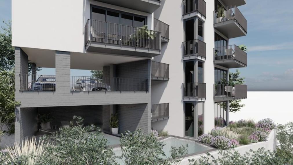 Novopostavený apartmán S6 s výhľadom na more, 63,27 m², Primošten