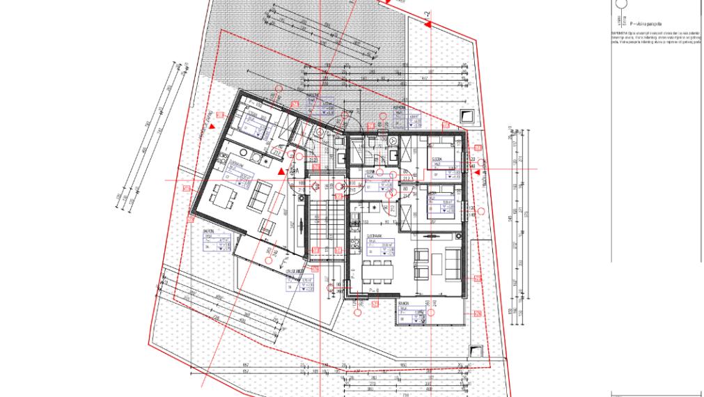 Novopostavený apartmán S6 s výhľadom na more, 63,27 m², Primošten