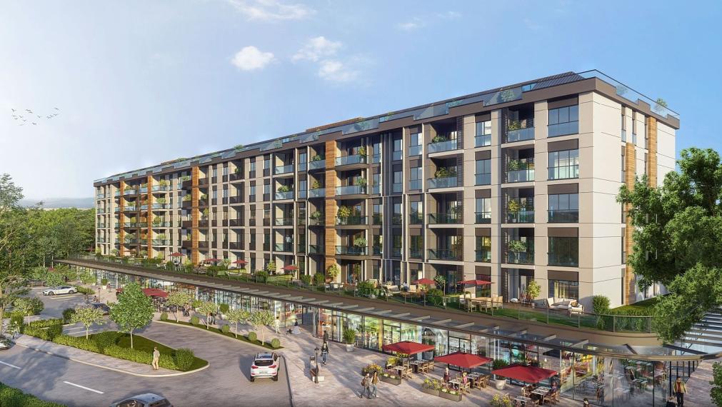 Byty v komplexe s modernou architektúrou v Istanbule, Arnavutköy