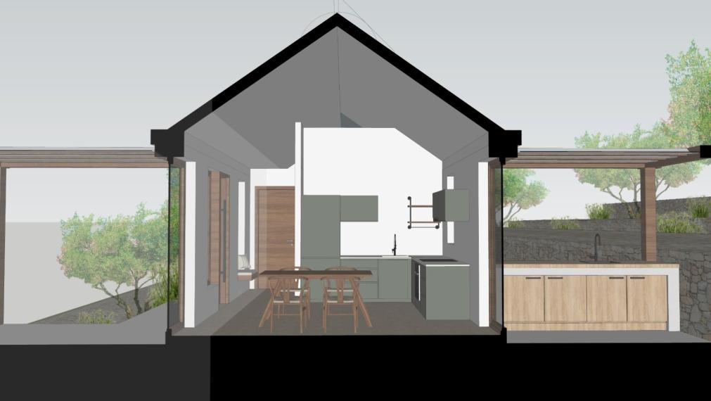 Pozemok s nehnuteľnosťou a výhľadom na more, Prigradica, ostrov Korčula